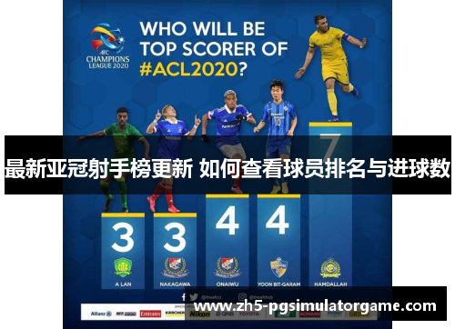 最新亚冠射手榜更新 如何查看球员排名与进球数 最新亚冠射手榜更新 如何查看球员排名与进球数