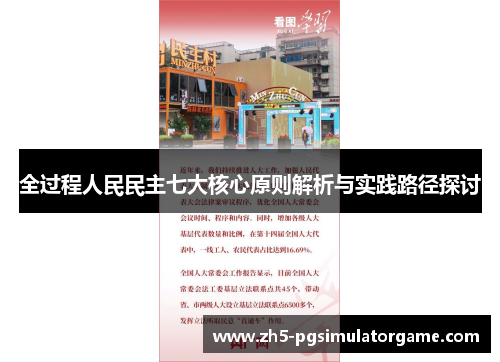 全过程人民民主七大核心原则解析与实践路径探讨